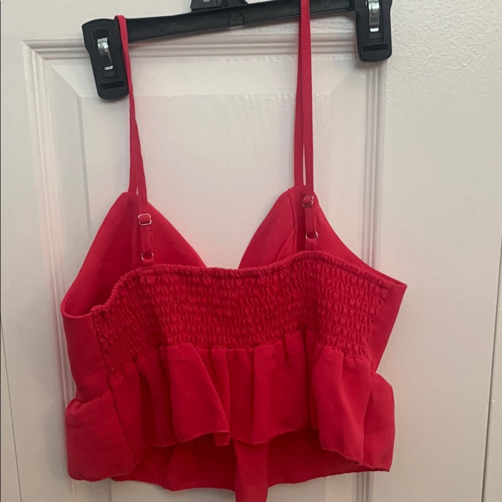 Red Women's Top - Picture 2 of 2